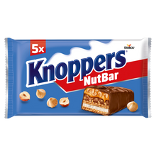 Barres KNOPPERS lait noisette, 5x40g, 200g