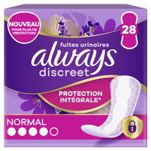 Protège-slips normal ALWAYS DISCREET x28