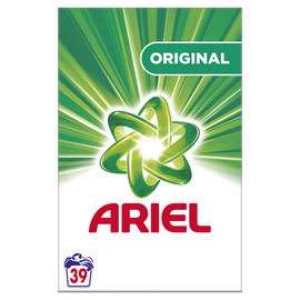 Lessive poudre régulier, ARIEL, 39 doses, boîte de 2,54kg