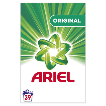 Lessive poudre régulier, ARIEL, 39 doses, boîte de 2,54kg