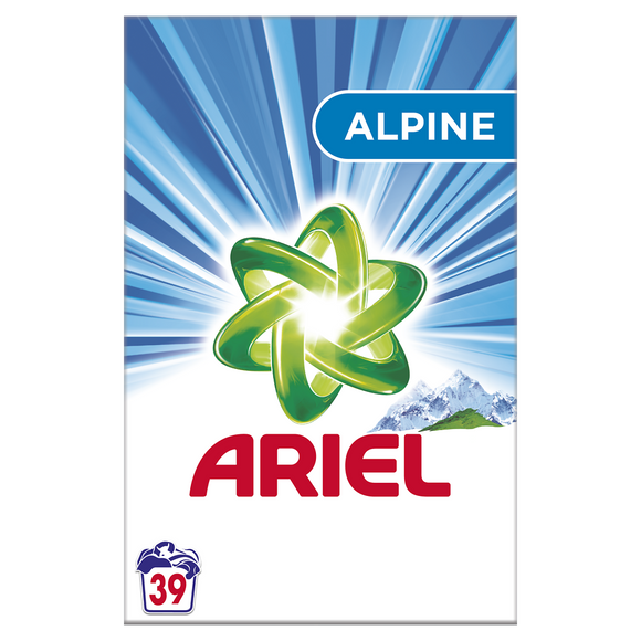 Lessive Poudre Détergent ALPINE ARIEL, 2.535KG