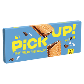Biscuits au chocolat fourré au lait Pick-Up Bahlsen x6 168g