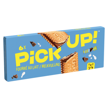 Biscuits au chocolat fourré au lait Pick-Up Bahlsen x6 168g
