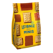 Mini biscuits nappés de chocolat au lait LEIBNIZ, sachet 100g