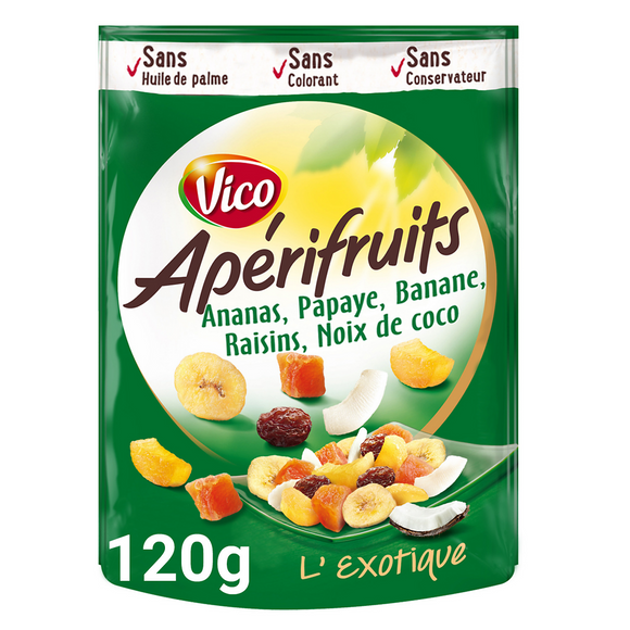 Mélange de graines et fruits APERIFRUITS Vert, 120g