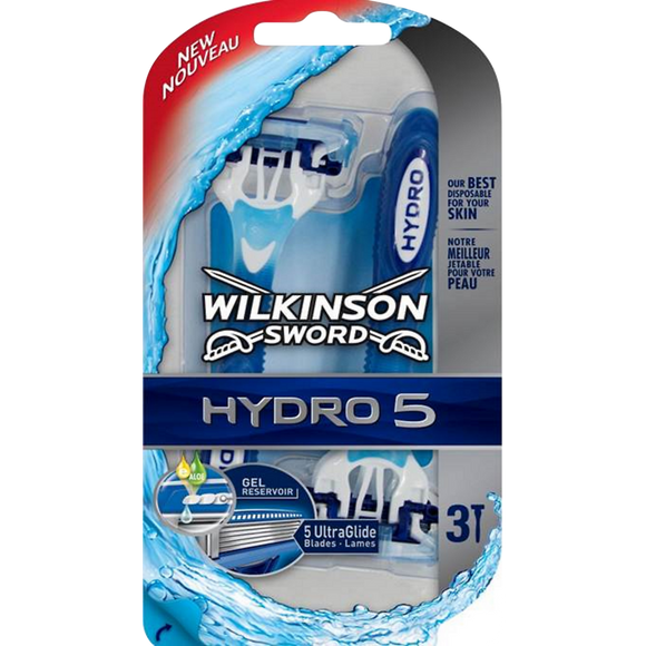 Rasoir jetable hydro 5 WILKINSON, x3