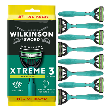 Rasoirs Jetables Xtreme 3 Sensitive WILKINSON - x8