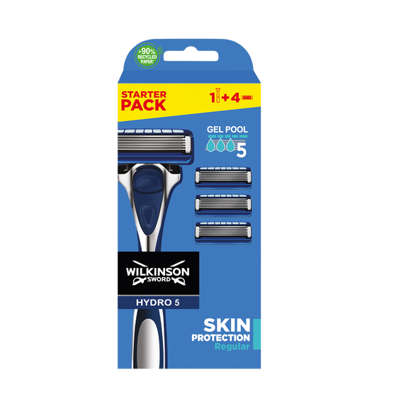 Rasoir hydro 5 Regular + 4 Recharges WILKINSON