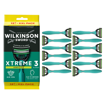 Rasoirs Jetables Xtreme 3 Sensitive Comfort WILKINSON - x12