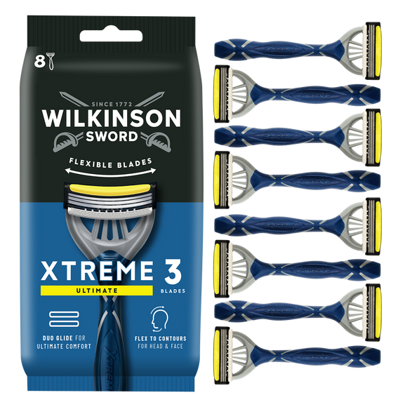 Rasoirs Jetables Xtreme 3 Ultimate Comfort WILKINSON - x8