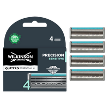 Lames de rasoir Quattro Essential 4 Titanium Sensitive WILKINSON - x4