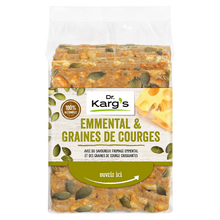 Crackers emmental et graines de courge KARG'S, 200g