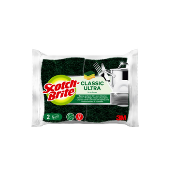 Éponges verte ultra classic SCOTCH BRITE, x2