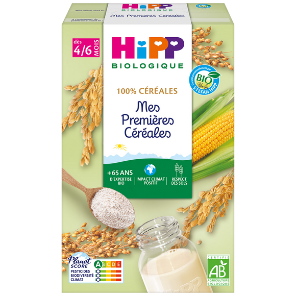 Mes premières céréales bio dès 4/6 mois HIPP, boîte 250g