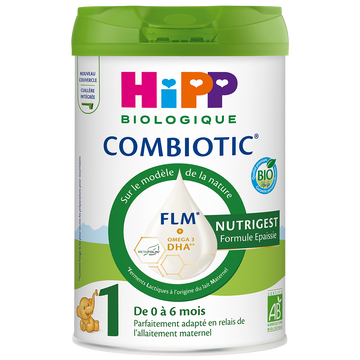 Lait 1er age Epaissi BIO 0-6M HIPP COMBIOTIC NUTRIGEST - 800g