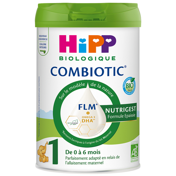 Lait 1er age Epaissi BIO 0-6M HIPP COMBIOTIC NUTRIGEST - 800g