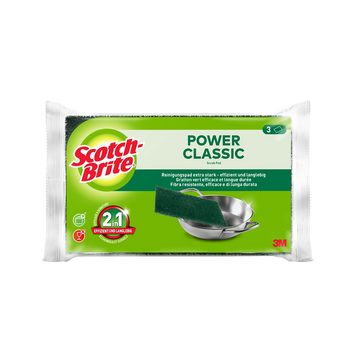 Grattons laveurs vert Scotch Brite x3