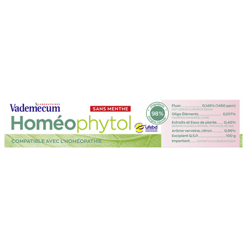 Dentifrice VADEMECUM Homeophytol 75mL