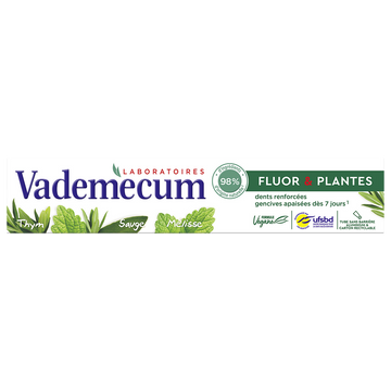 Dentifrice VADEMECUM fluor & plantes 75ml