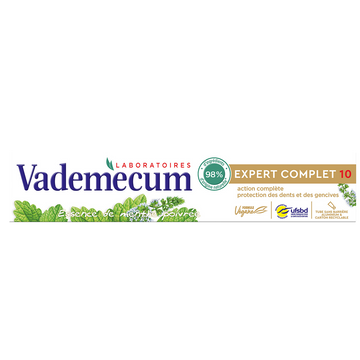 Dentifrice VADEMECUM Expert Complet 10 Tube 75ml