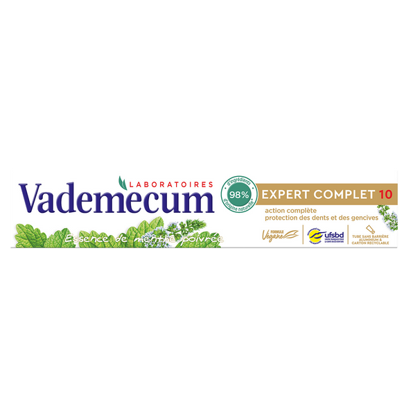 Dentifrice VADEMECUM Expert Complet 10 Tube 75ml