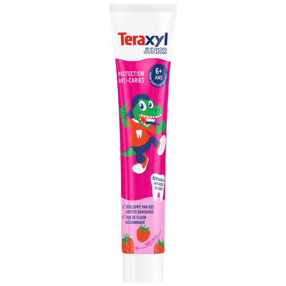 Dentifrice TERAXYL Junior 6 ans et + Fraise 75ml