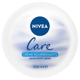 Crème nourrissante visage et corps care NIVEA, pot de 200ml