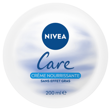 Crème nourrissante visage et corps care NIVEA, pot de 200ml