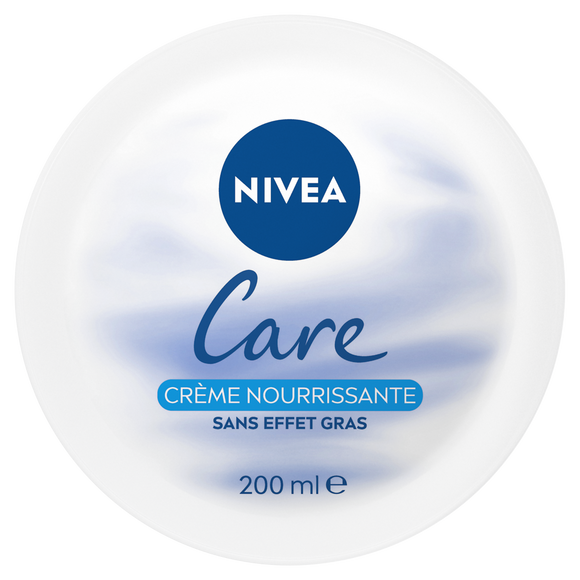 Crème nourrissante visage et corps care NIVEA, pot de 200ml