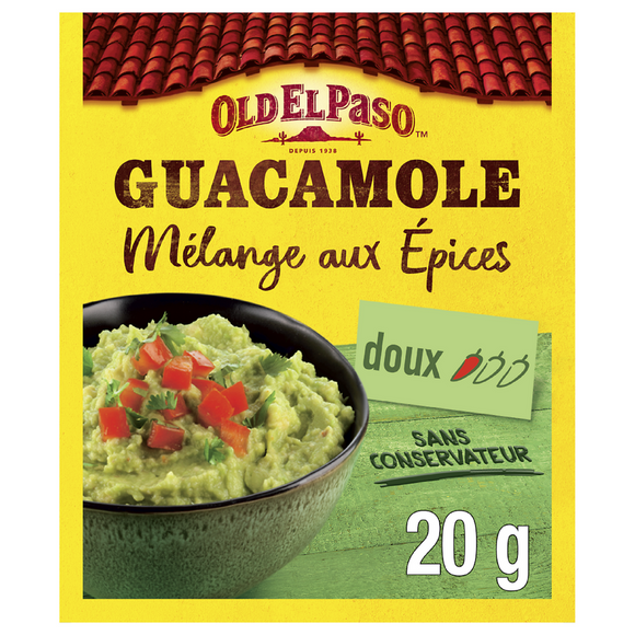 Mélange d'épices pour guacamole OLD EL PASO 20g