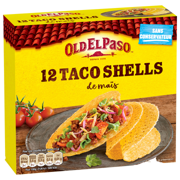 Taco shells OLD EL PASO 156g