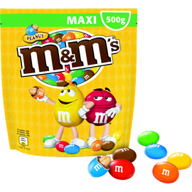 Bonbons chocolat cacahuète M&M's Peanut, 500g