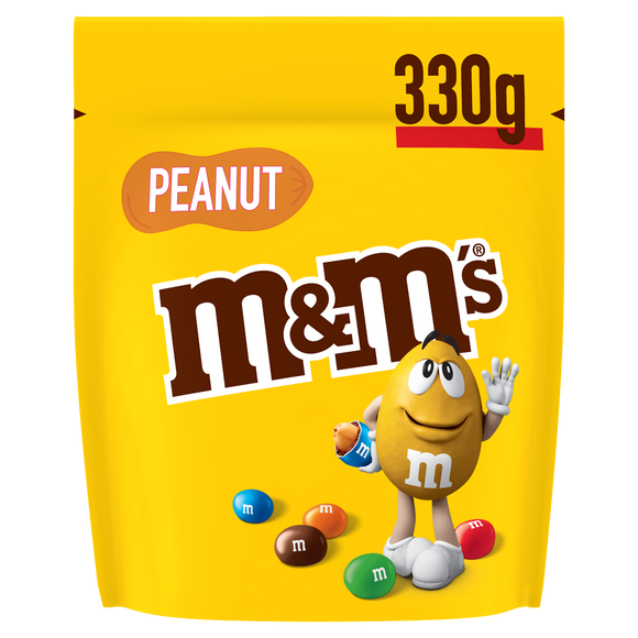 Bonbons chocolat cacahuète M&M's Peanut, 330g