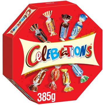 Boite octogonale assortiment Confiserie Chocolat CELEBRATIONS - 385g