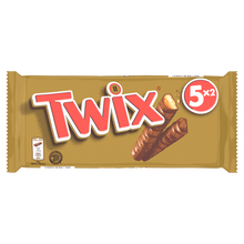 Barres chocolat Biscuit caramel TWIX x5