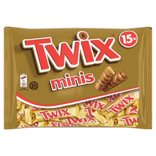 Barres chocolat Biscuit caramel Minis TWIX 333g