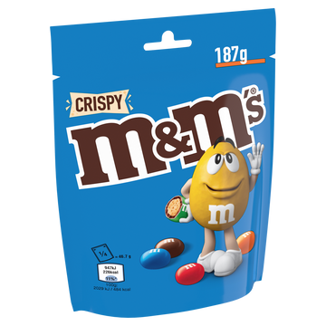 Bonbon M&M'S crispy pochon 187g