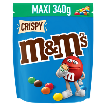 Bonbons chocolat Riz soufflé Crispy M&M'S 340g