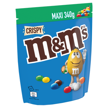 Bonbon M&M'S crispy pochon maxi 340g
