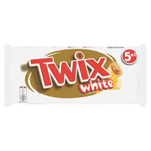 Biscuit nappage caramel enrobé chocolat blanc TWIX x5 230g