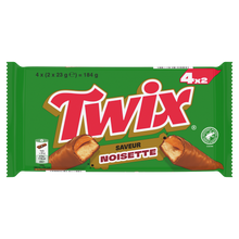 TWIX saveur noisette, barres x4 184g