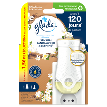 Diffuseur électr.sensual sandalwood&jasmine GLADE + recharge