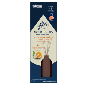 Bâtonnets pure happiness orange & néroli aromathérapie GLADE