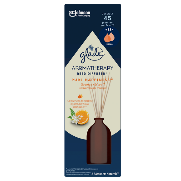 Bâtonnets pure happiness orange & néroli aromathérapie GLADE