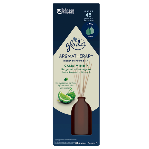 Diff.aromathérapy batonnets à la bergamote et citron GLADE 80ml