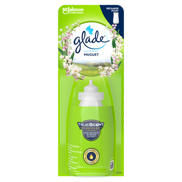Désodorisant Recharge Diffuseur Sense&Spray Muguet aux huiles essentielles GLADE18mL