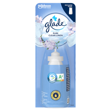 Désodorisant Recharge Diffuseur Sense&Spray Pure Clean Linen aux huiles essentielles GLADE 18 ml