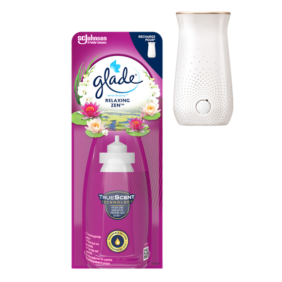 Désodorisant Recharge diffuseur Sense & Spray Relaxing Zen GLADE 18mL