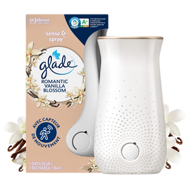 GLADE SENSE & SPRAY DIFFUSEUR ROMANTIC VANILLA BLOSSOM - Inf