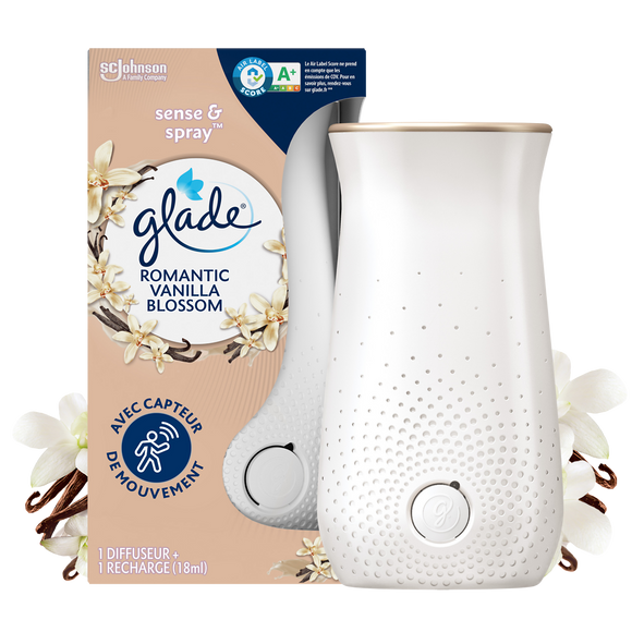 GLADE SENSE & SPRAY DIFFUSEUR ROMANTIC VANILLA BLOSSOM - Inf